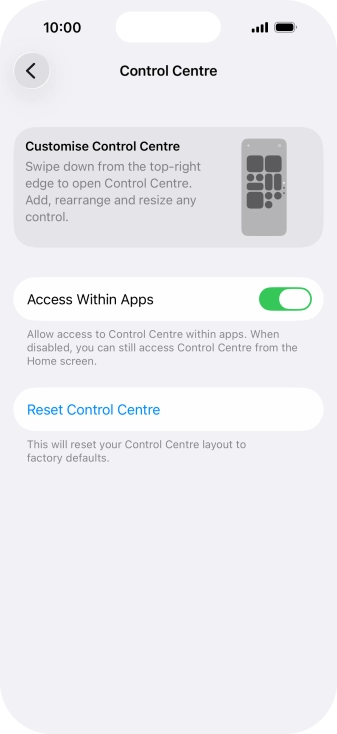 Press the indicator next to Press the indicator next to
