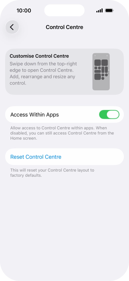 Press the indicator next to Press the indicator next to