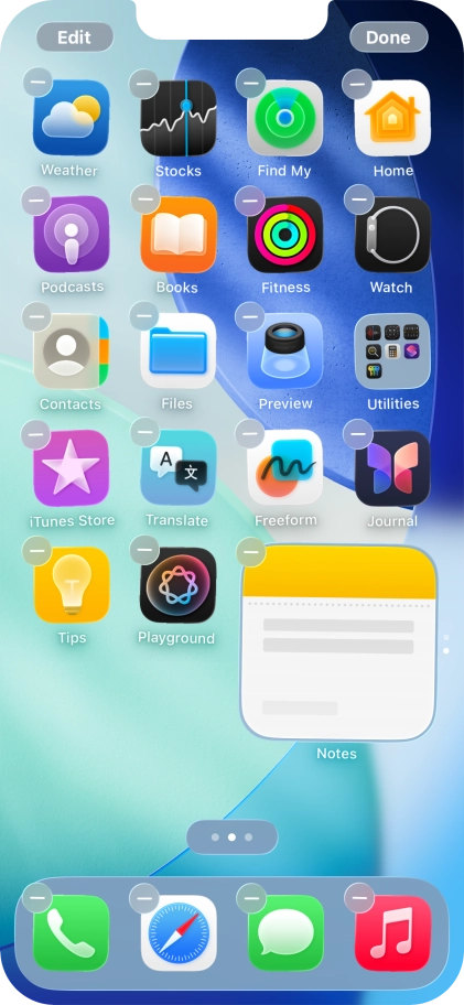 Press Done. Press Done.