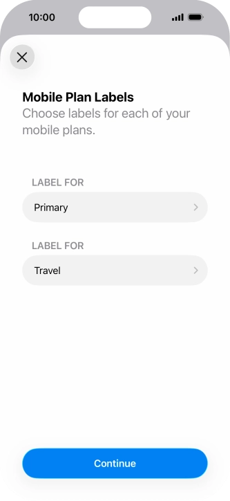 Press Continue. Press Continue.
