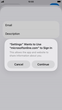 Press Continue. Press Continue.