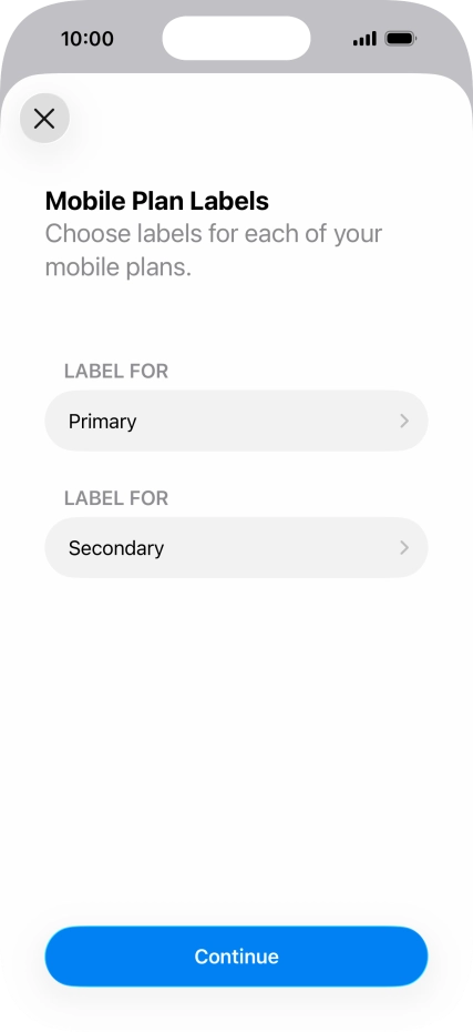 Press Continue. Press Continue.