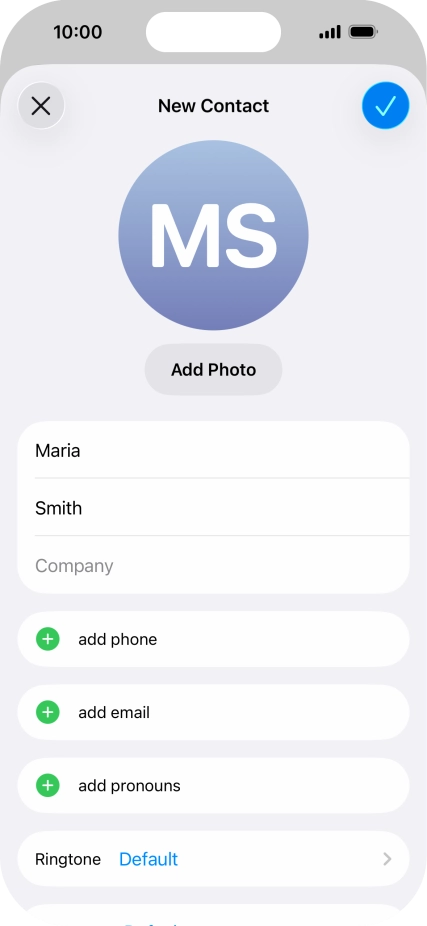 Press add phone. Press add phone.