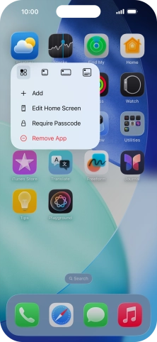 Press Remove App. Press Remove App.