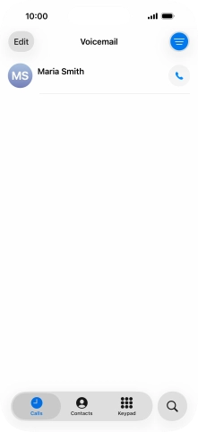 Press the required message. Press the required message.