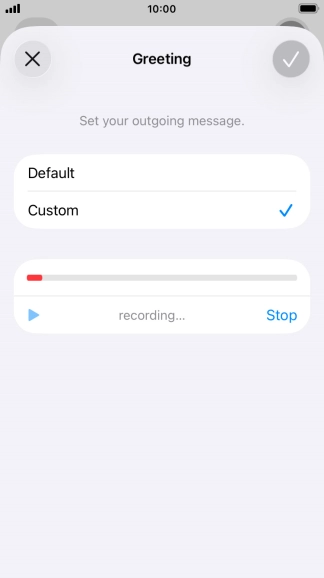 Press Stop to stop recording. Press Stop to stop recording.