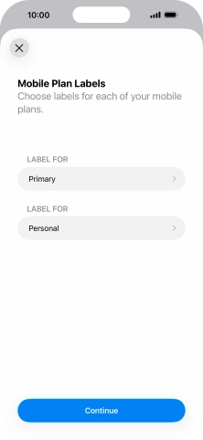 Press Continue. Press Continue.
