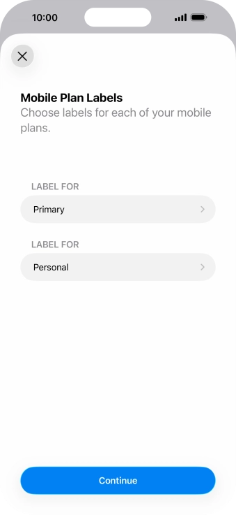 Press Continue. Press Continue.
