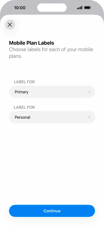 Press Continue. Press Continue.