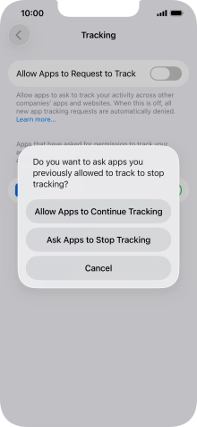 If you turn off the function, press the required setting. If you turn off the function, press the required setting.