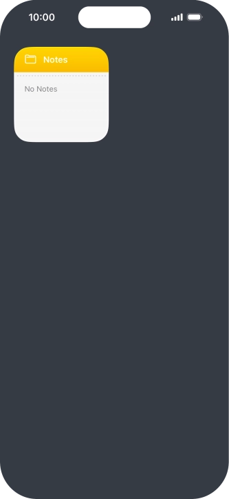 Press and hold the required Widget Stack. Press and hold the required Widget Stack.