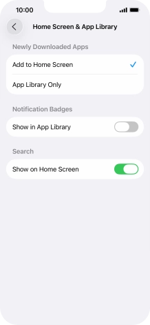 To add new downloaded apps to both the home screen and App Library, press Add to Home Screen. To add new downloaded apps to both the home screen and App Library, press Add to Home Screen.