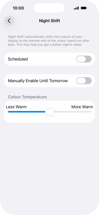 Press the indicator next to Press the indicator next to
