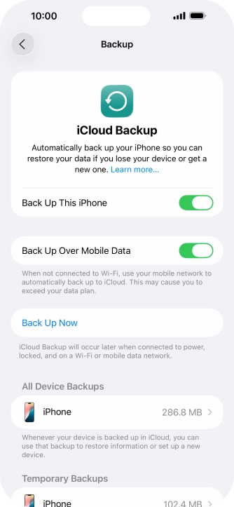 Press the indicator next to Press the indicator next to