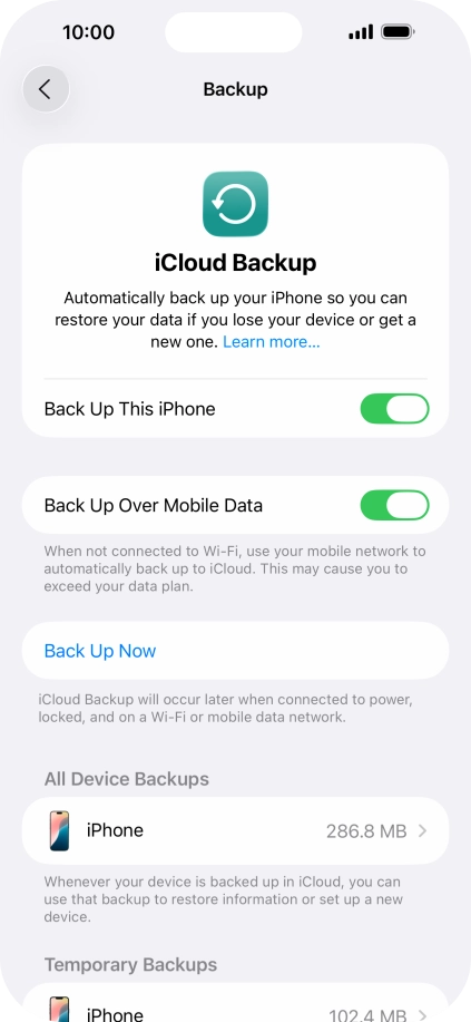 Press the indicator next to Press the indicator next to