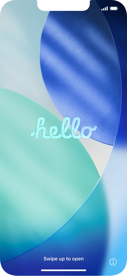 Slide your finger upwards starting from the bottom of the screen. Slide your finger upwards starting from the bottom of the screen.