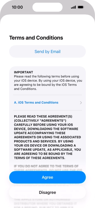 Press Agree. Press Agree.
