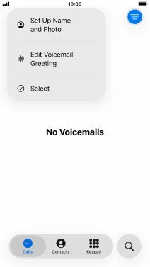 Press Edit Voicemail Greeting. Press Edit Voicemail Greeting.