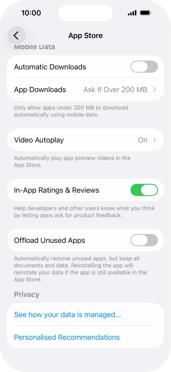 Press the indicator next to Press the indicator next to