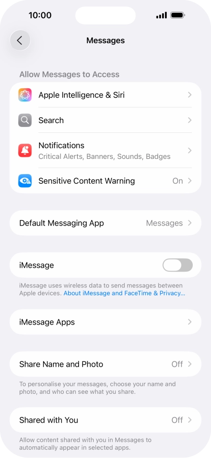 Press the indicator next to Press the indicator next to