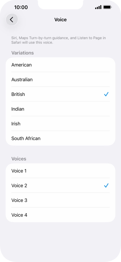 Press the required accent. Press the required accent.