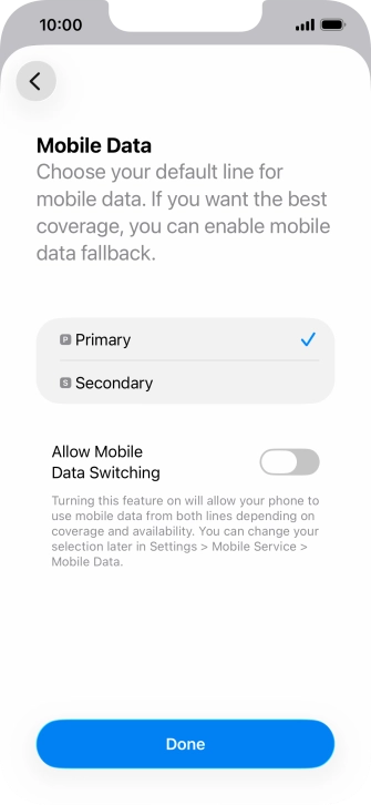 Press the indicator next to Press the indicator next to