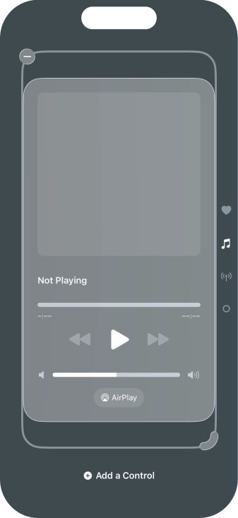 Press the remove icon on the required Control Centre page to remove it from Control Centre. Press the remove icon on the required Control Centre page to remove it from Control Centre.