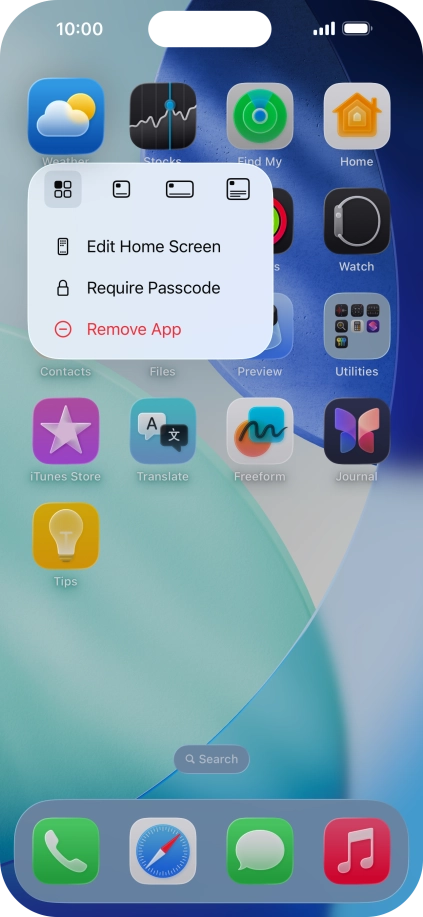 Press Remove App. Press Remove App.