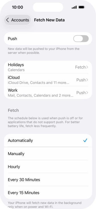 If you turn off the function, press the required setting. If you turn off the function, press the required setting.