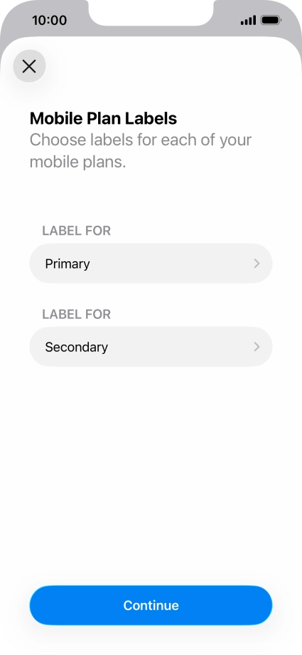 Press Continue. Press Continue.