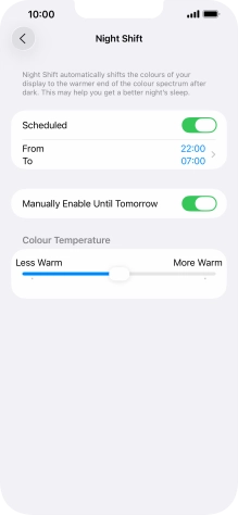 Press and drag the indicator below Press and drag the indicator below