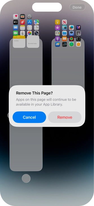 Press Remove. Press Remove.