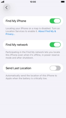 Press the indicator next to Press the indicator next to