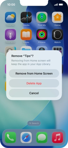Press Delete App. Press Delete App.
