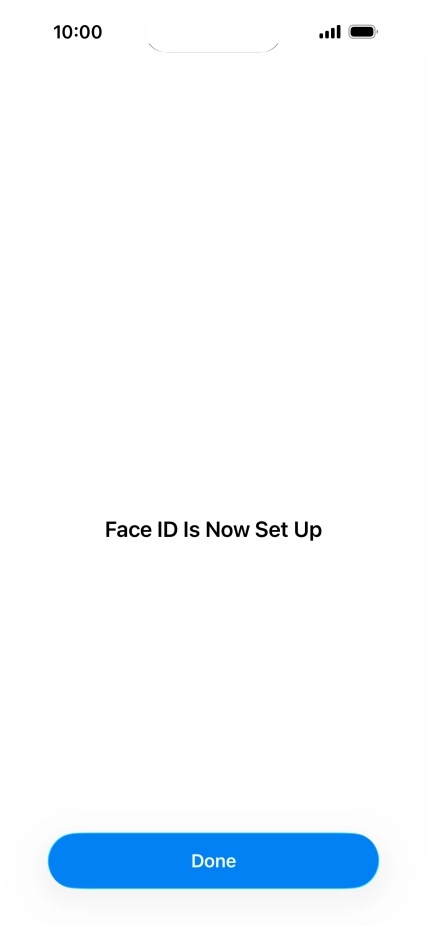 Press Done. If you haven't previously selected a phone lock code, key in a code of your own choice twice. Press Done. If you haven't previously selected a phone lock code, key in a code of your own choice twice.