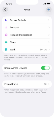 Press Do Not Disturb. Press Do Not Disturb.