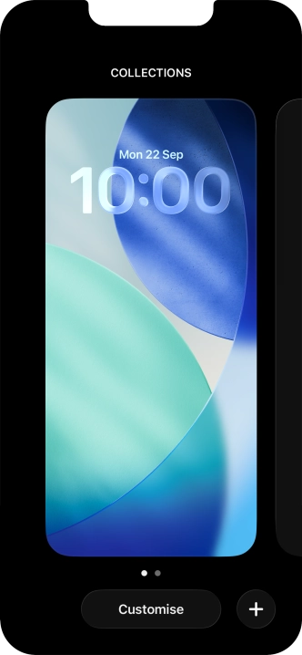 Press the add icon. Press the add icon.