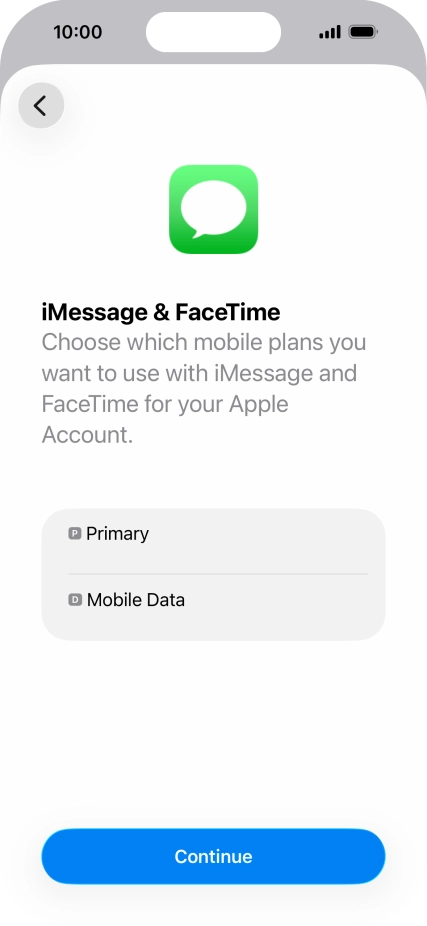 Press the required price plan. Press the required price plan.