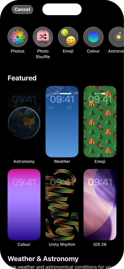Press the required category and follow the instructions on the screen to select the required background image. Press the required category and follow the instructions on the screen to select the required background image.