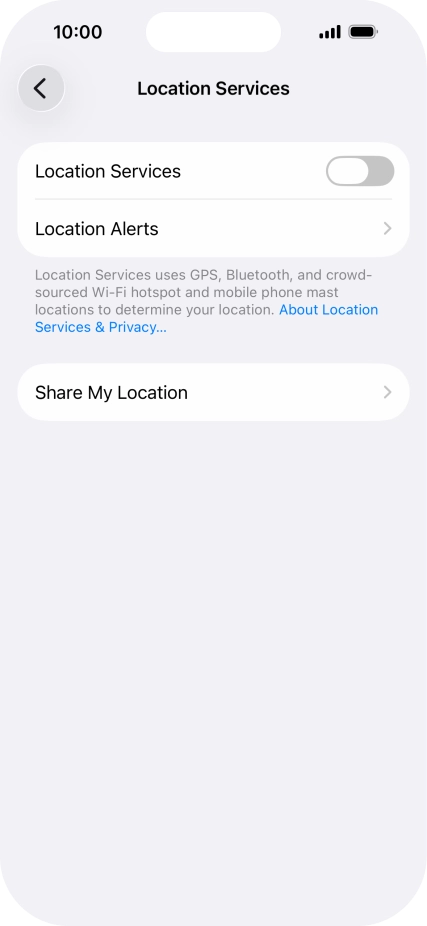 Press the indicator next to Press the indicator next to