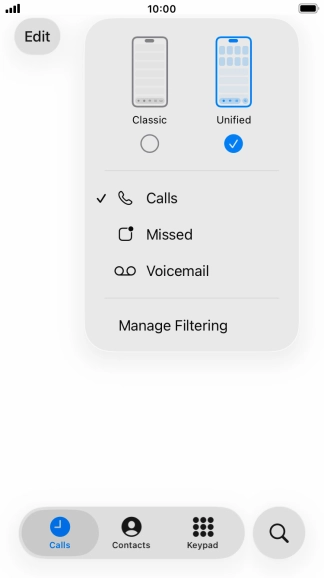 Press Voicemail and follow the instructions on the screen to set the voicemail PIN and greeting. Press Voicemail and follow the instructions on the screen to set the voicemail PIN and greeting.