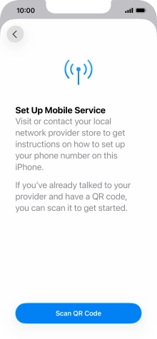 Press Scan QR Code. Press Scan QR Code.