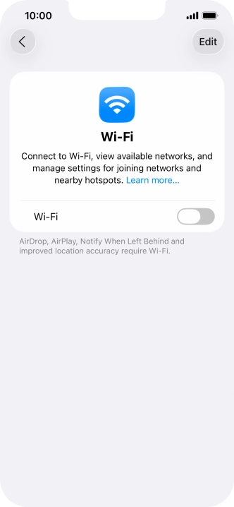 Press the indicator next to Press the indicator next to