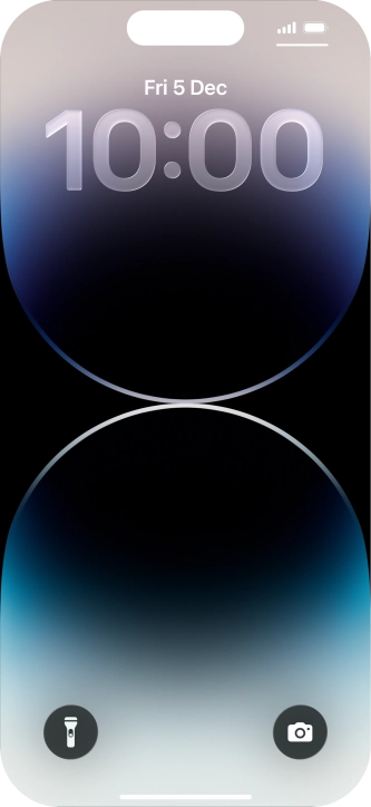 Slide your finger upwards starting from the bottom of the screen. Slide your finger upwards starting from the bottom of the screen.