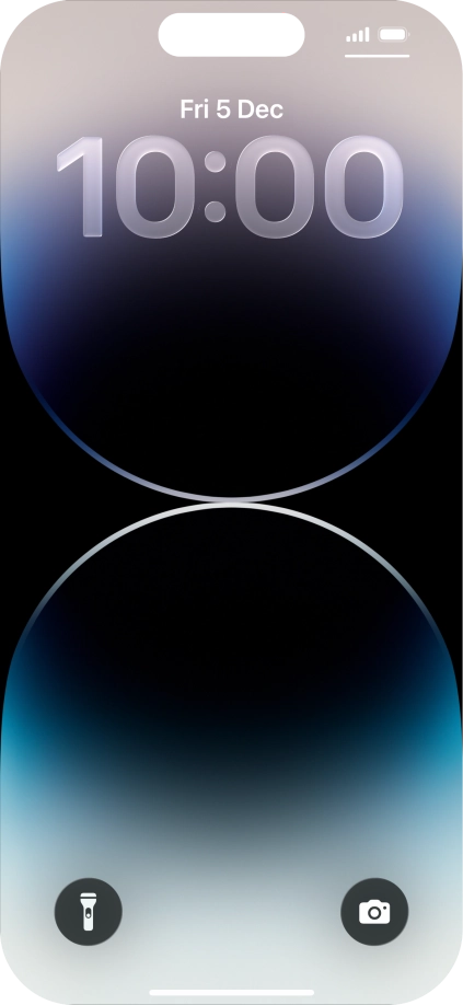 Slide your finger upwards starting from the bottom of the screen. Slide your finger upwards starting from the bottom of the screen.