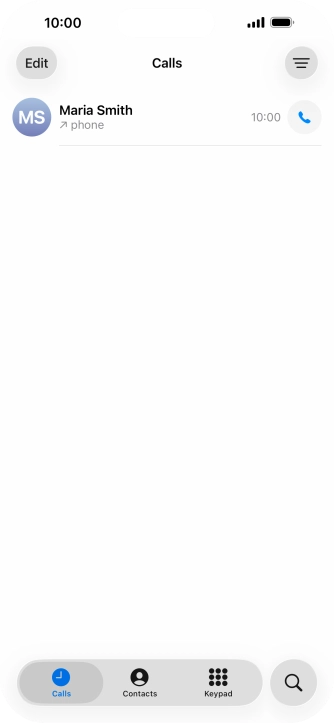 Press the menu icon. Press the menu icon.