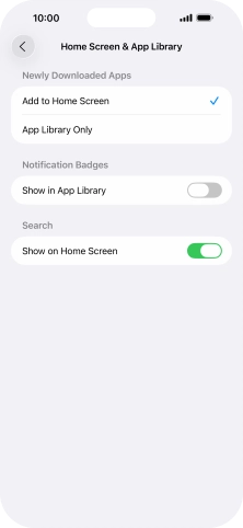 To add new downloaded apps to both the home screen and App Library, press Add to Home Screen. To add new downloaded apps to both the home screen and App Library, press Add to Home Screen.