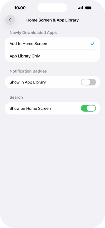 To add new downloaded apps to both the home screen and App Library, press Add to Home Screen. To add new downloaded apps to both the home screen and App Library, press Add to Home Screen.