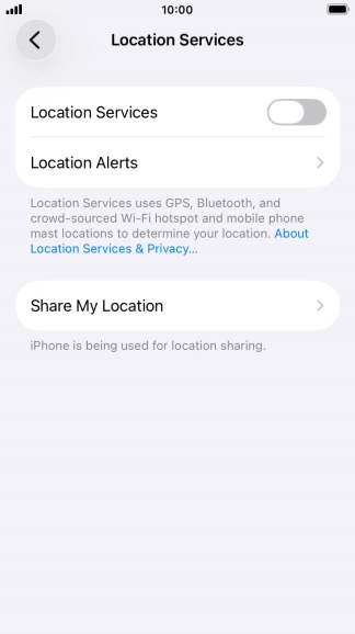 Press the indicator next to Press the indicator next to