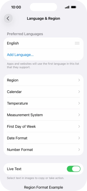 Press Add Language.... Press Add Language....